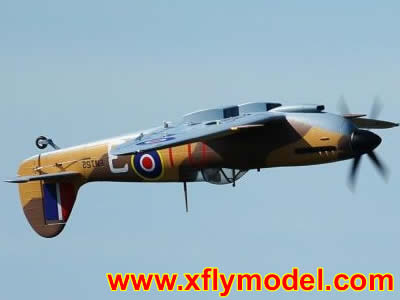 XFLY Spitfire Mkix 1200mm Brown PNP RC Airplane